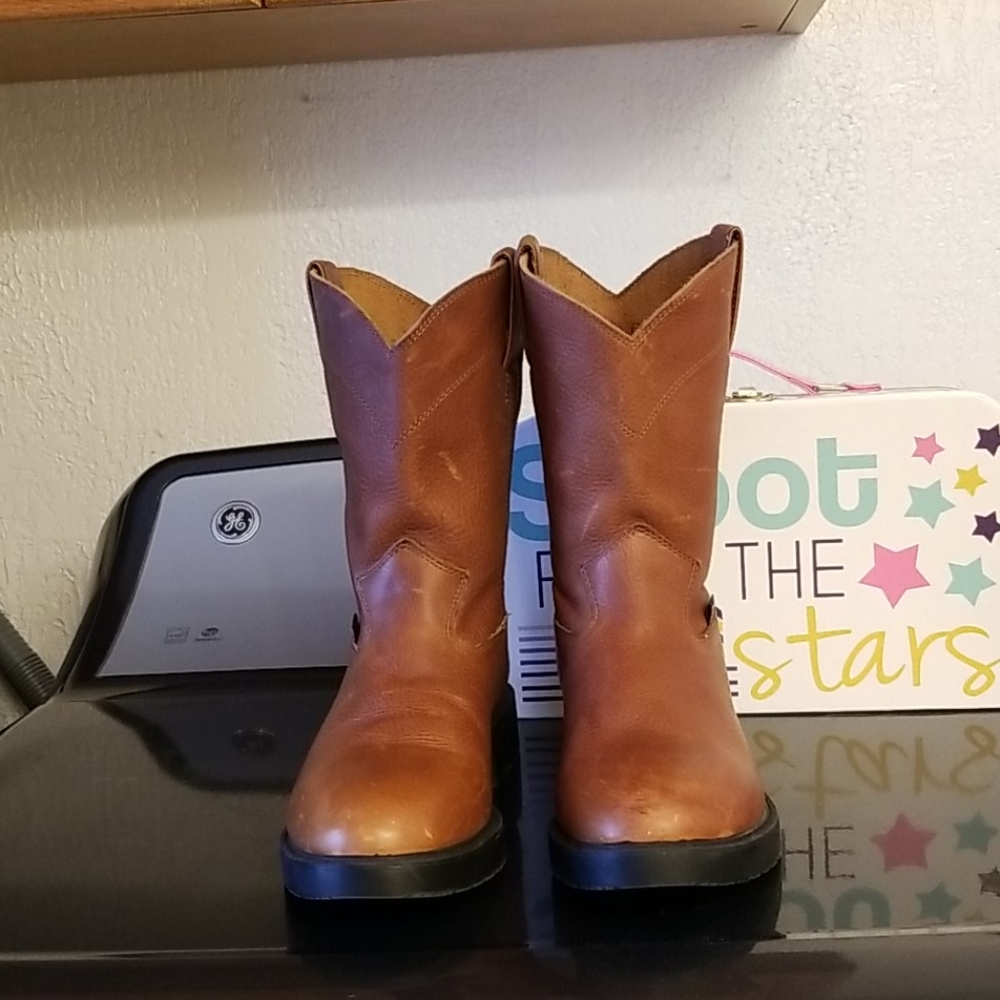 Justins boys work boots